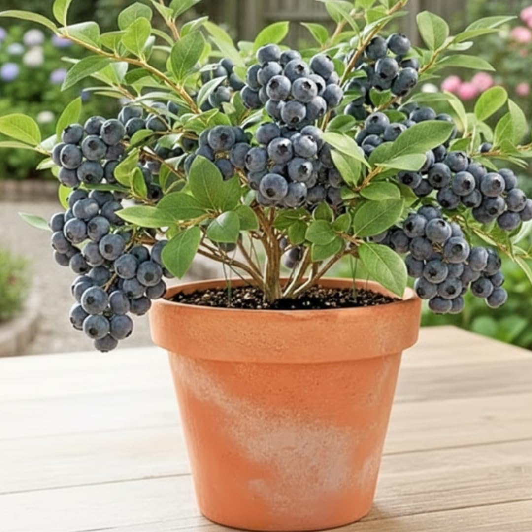 2 Sharpblue Blueberry Live Plants, Ready to Grow Plant, 4-7 Inch Tall