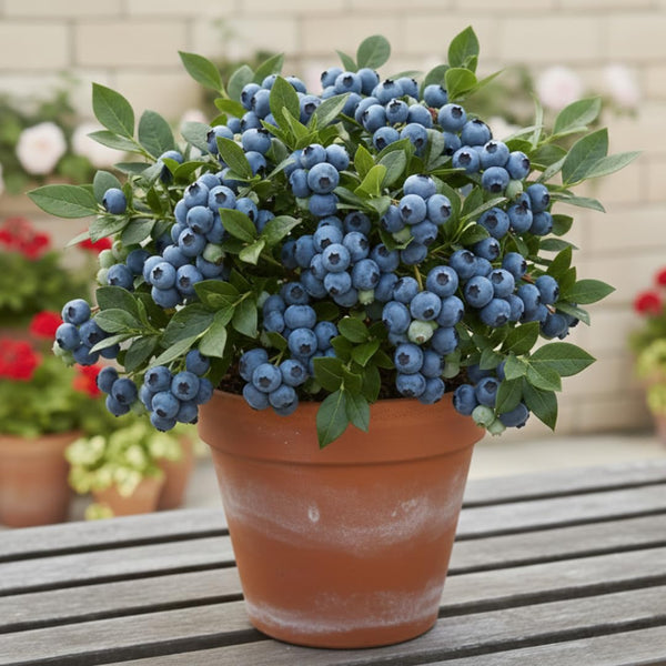 2 Emerald Blueberry Live Plants, Home Garden Plant, 4-7 Inch Tall