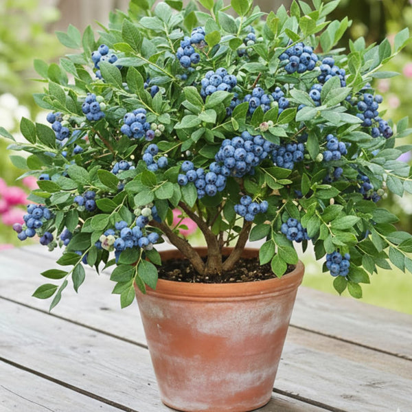 2 Springhigh Blueberry Plants Live, Outdoor Garden Plant, 4-7 Inch Tall