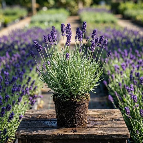 2 Lavender Plants Live, Well-Rooted Perennial Plant, 4-6 Inch Tall