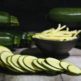 2 Green Zucchini Live Plants, Vegetable Seedling, 4-8 Inch Tall