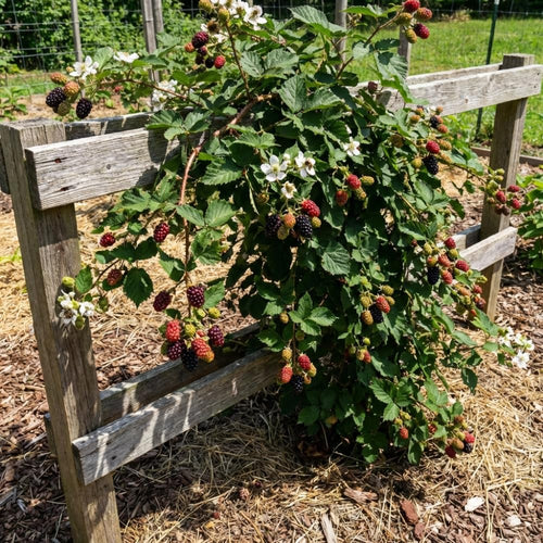 2 Boysenberry Plants Live, Starter Plant, 4-6 Inch Tall