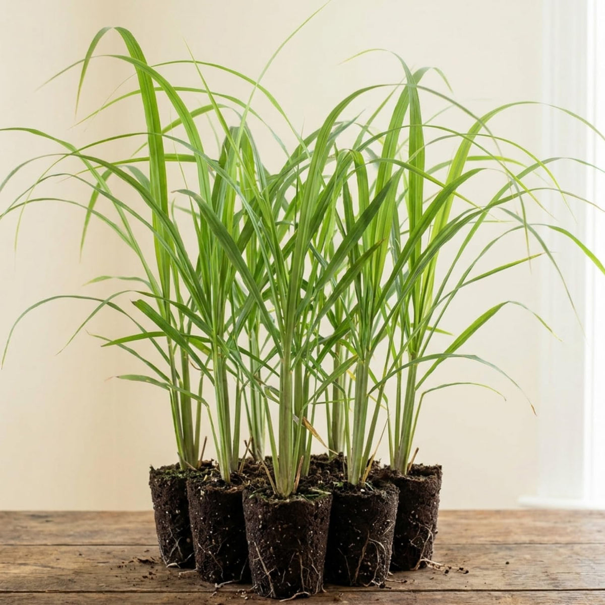 8 Lemongrass Live Plants, Indoor Outdoor Plant, 4-6 Inch Tall