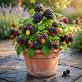 2 Glencoe Thornless Live Raspberry Plants, 4-6 Inch Tall