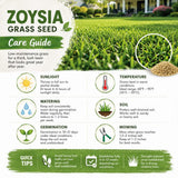 36000 Zoysia Grass Seeds for Lawn, Thick Green Lawns