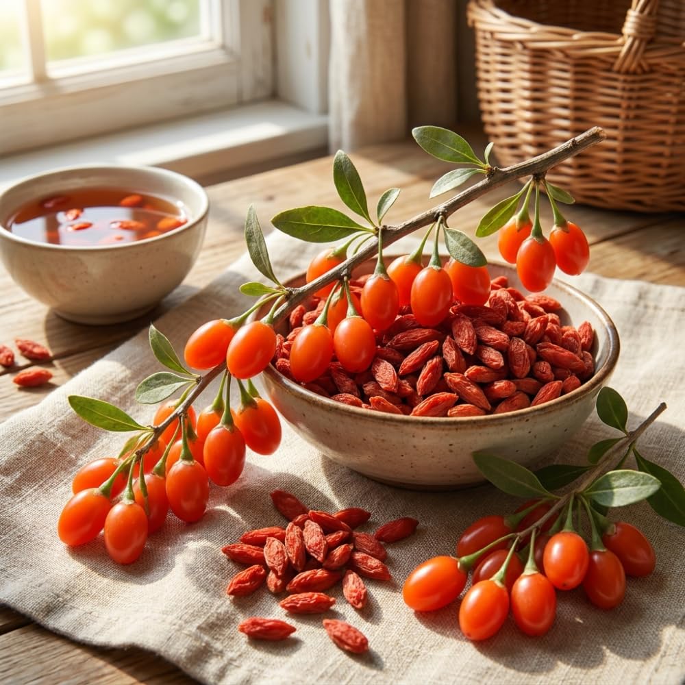 Red Goji Berry Plant Live, Goji Berry Bush, 4-6 Inch Tall