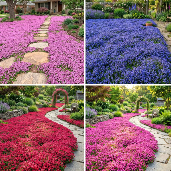 12000 Mix Creeping Thyme Seeds, Perennial Ground Cover Plants